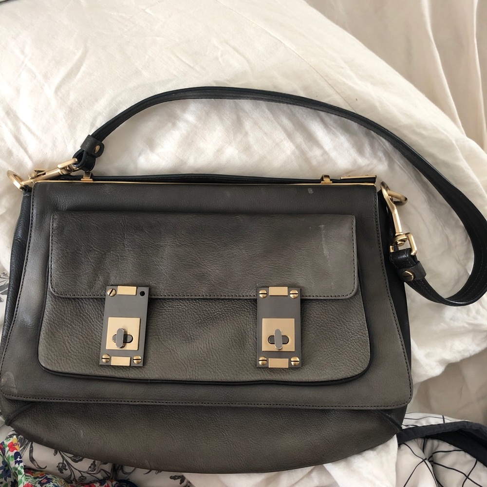 Alexis Hudson gray shoulder bag purse